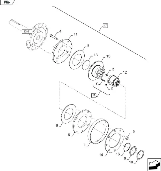 87732110 - ступица